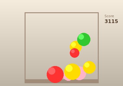 Fruit Party — Drop and Merge